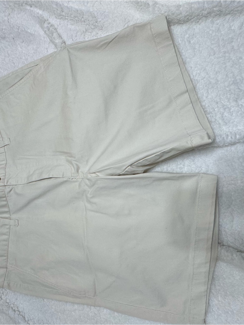 Casual Tan Cotton Shorts